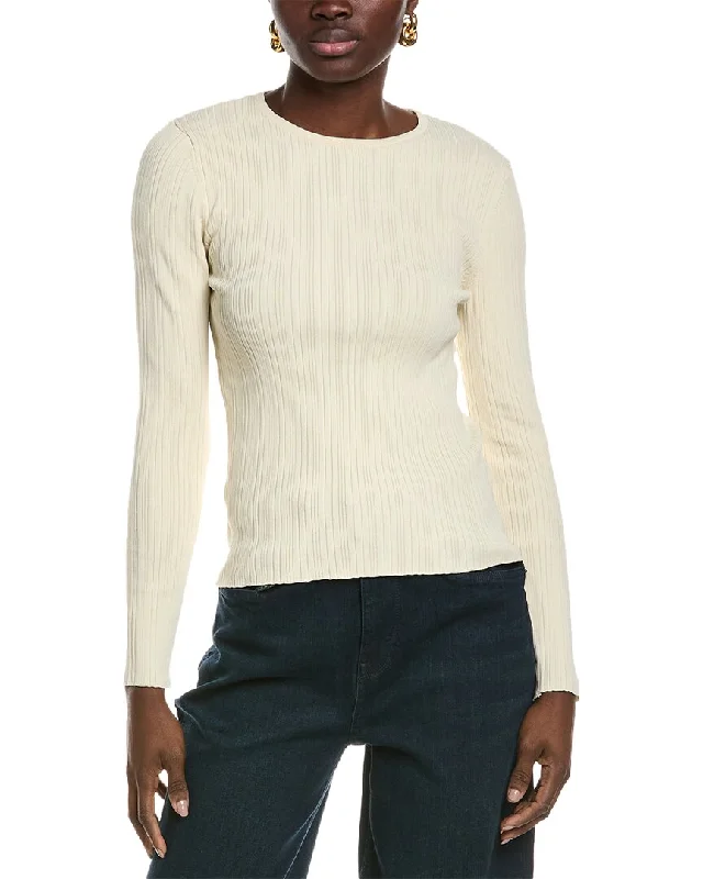 Women's Effortless Casual Outfit Kenneth Cole Multi Rib Sweater