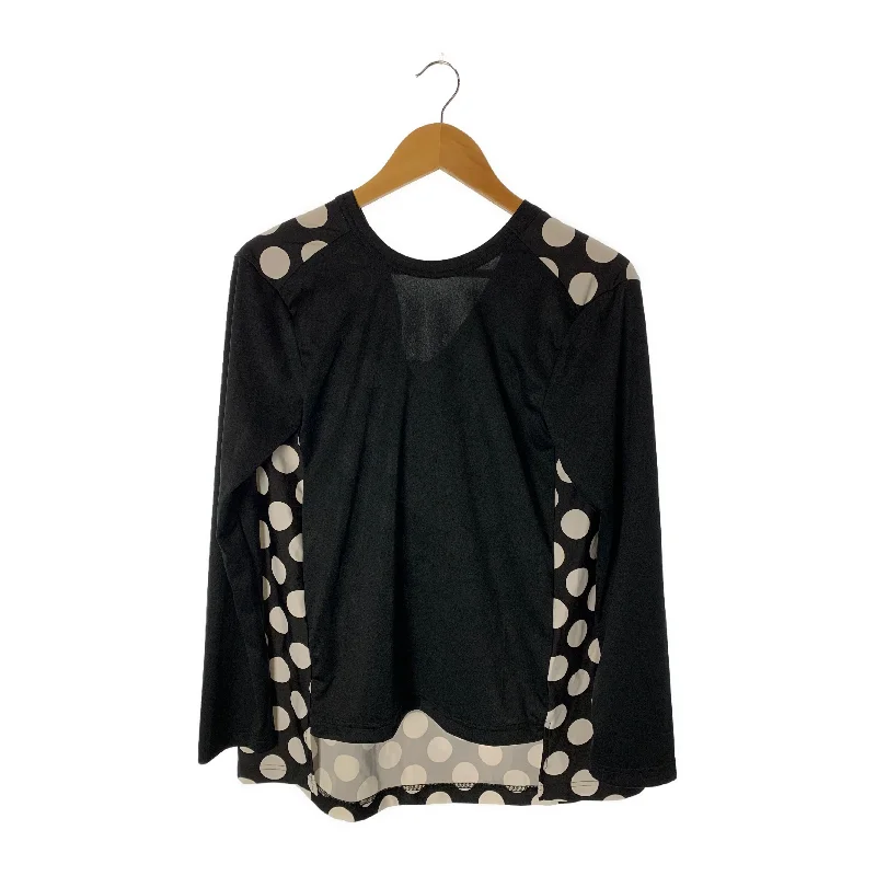 Women's Clothes And Apparel Sets COMME des GARCONS/LS T-Shirt/S/BLK/Polyester/All Over Print/