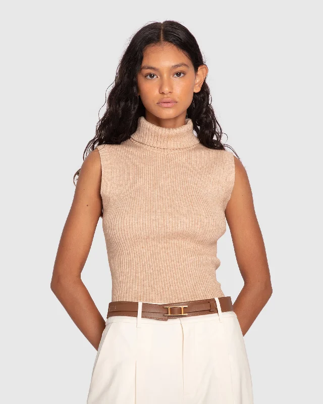 Sales Clothes Equation Sleeveless Turtle Neck Knit