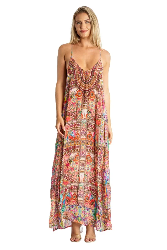 Women's Trendy Apparel Vesper T-Back Maxi Dress