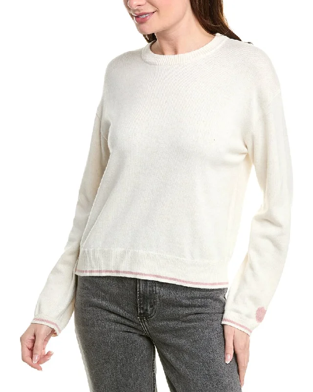 Minimalist Women's Fashion Clothing Splendid Elizabeth Silk-Blend Sweater