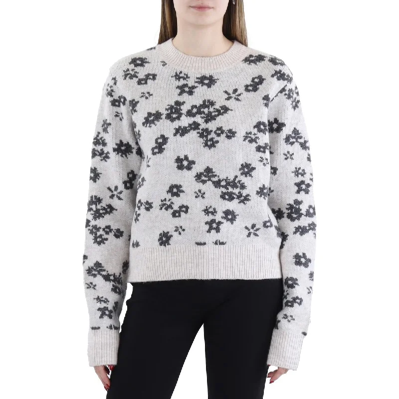 Women's Stylish Vacation Attire Womens Crewneck Shirt Pullover Sweater