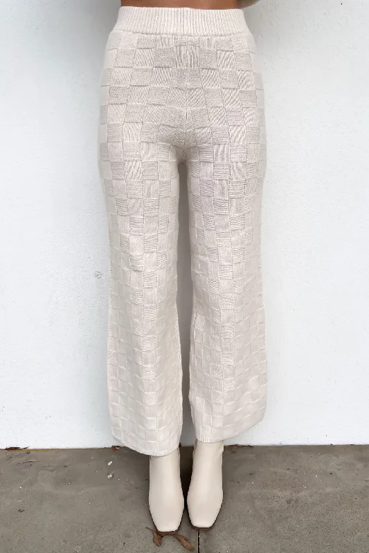 Affordable Women's Clothing Sale Online Eleanor Knit Pant Cream