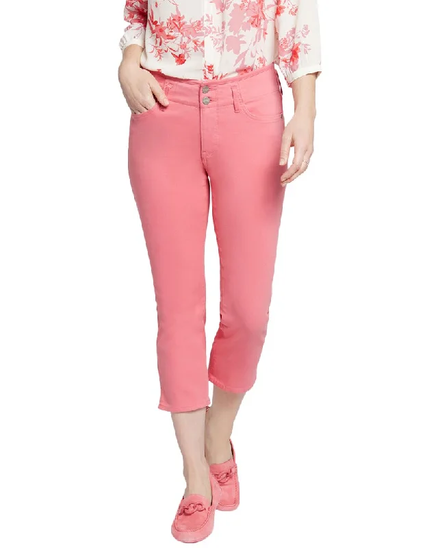 Women's Party Outfit NYDJ Chloe Hollywood Pink Punch Capri