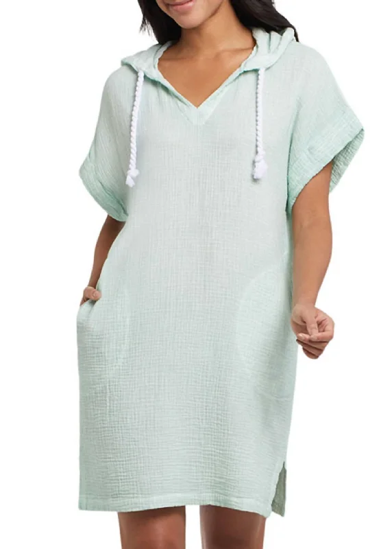 Women's Elegant Clothing Sets Timeless Beach Cover-Up Dress In Seafoam