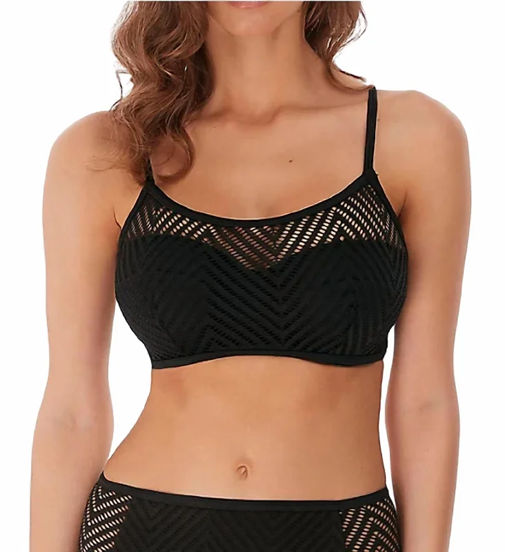 Top 10 Women's Online Clothing Stores Urban Bralette Bikini Swim Top In Black