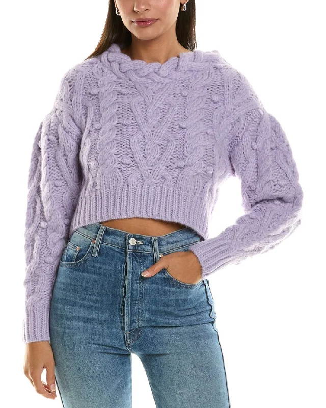 Flash Sales Today LoveShackFancy Galiona Alpaca & Wool-Blend Sweater