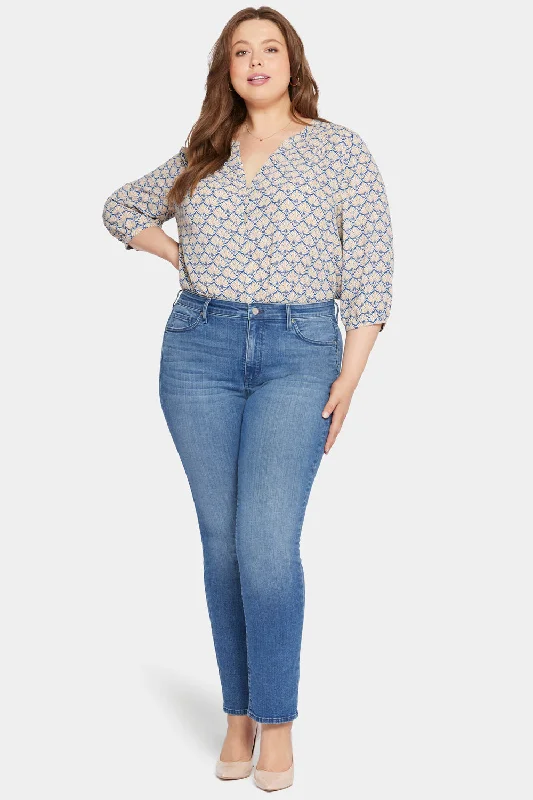 Elegant Women's Clothing Sheri Slim Jeans In Plus Size - Sweetbay