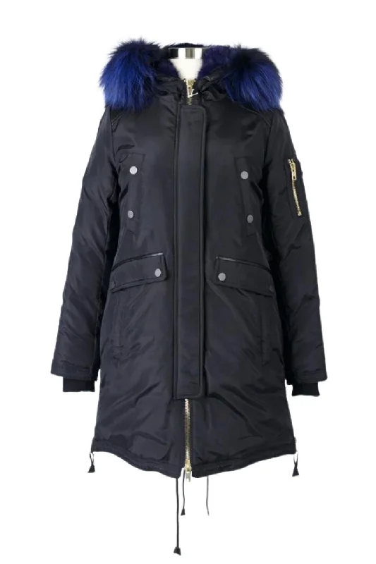 Women's Clothing For Casual Outings Fur Trim Down Parka