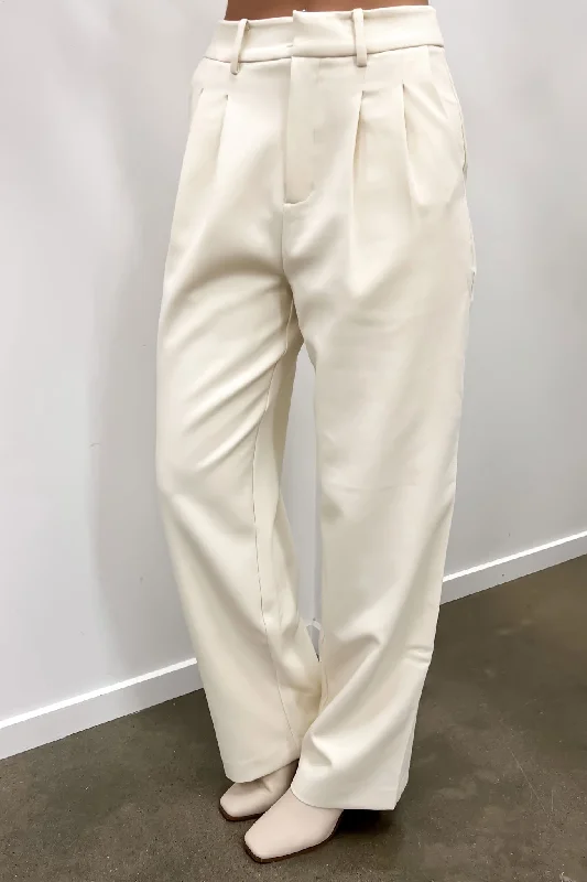 Women's Outerwear Clothing Gia Pant Vintage White