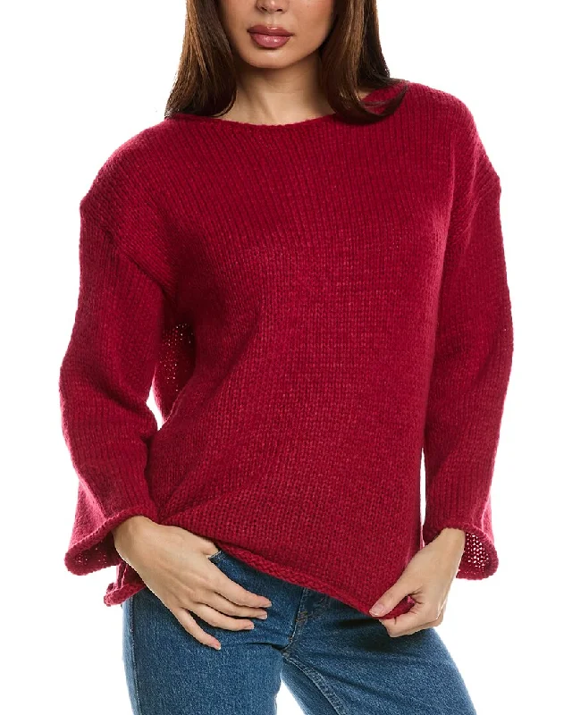 Women's Plus-Size Clothes Seraphina Dropped-Shoulder Sweater