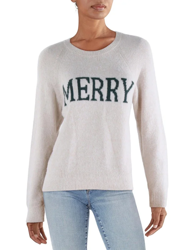 Women's Romantic Outfit Lizzy Merry Womens Crewneck Long Sleeve Pullover Sweater