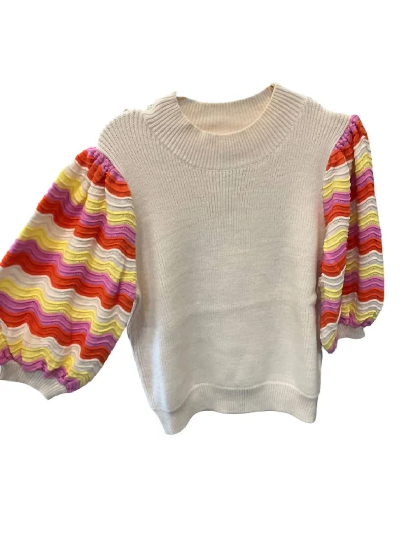 Flash Discount Molly Sweater In Yellow Mix