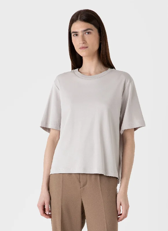 Women Wear Brands Women's Boxy Heavyweight T-shirt in Putty